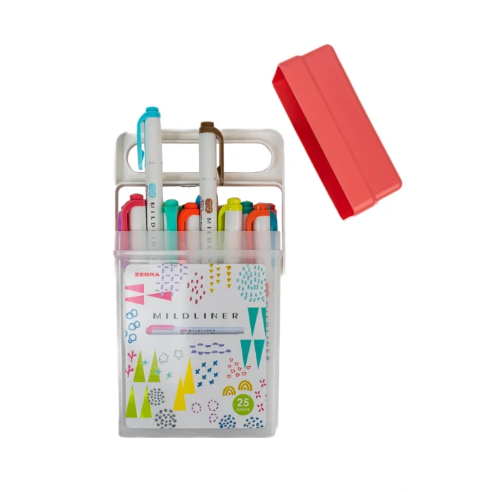 Zebra Mildliner Çift Uçlu İşaretleme Kalemi Seti 25 Color Box Set