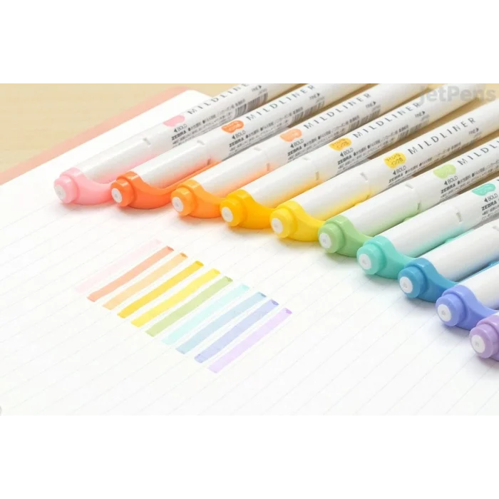 Zebra Mildliner Çift Uçlu İşaretleme Kalemi Seti 25 Color Box Set