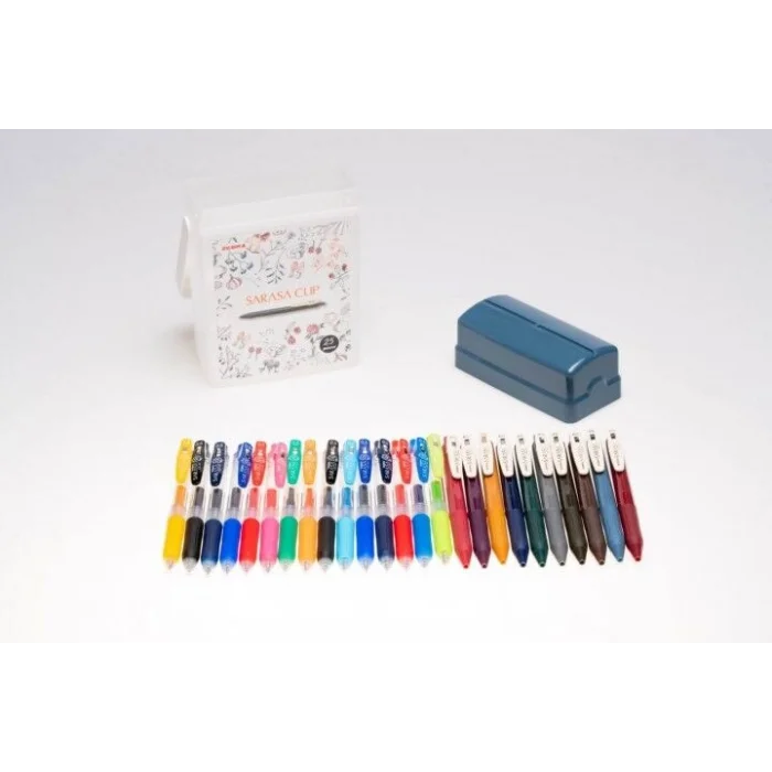 Zebra Sarasa Clip Jel Mürekkepli Roller Kalem Seti 0.5 mm. 25 Color Box Set