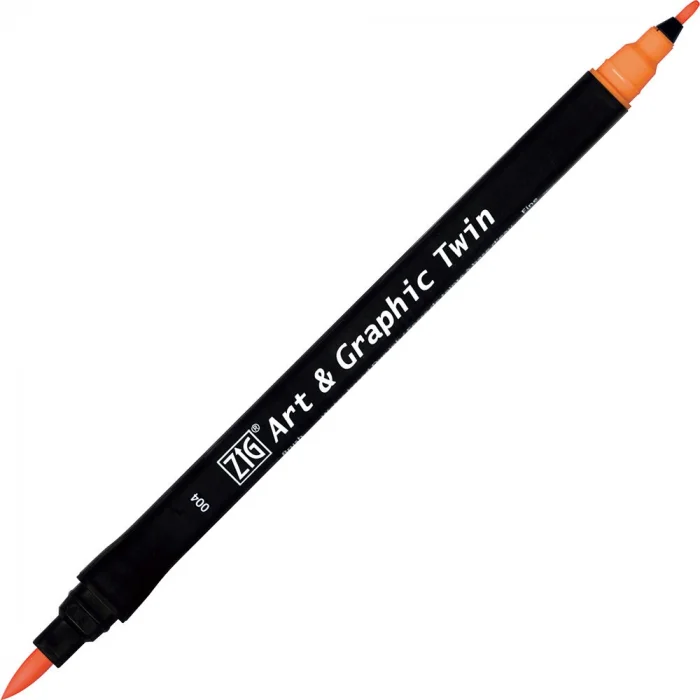 Zig Art & Graphic Twin Marker Çizim Kalemi 4 Orange