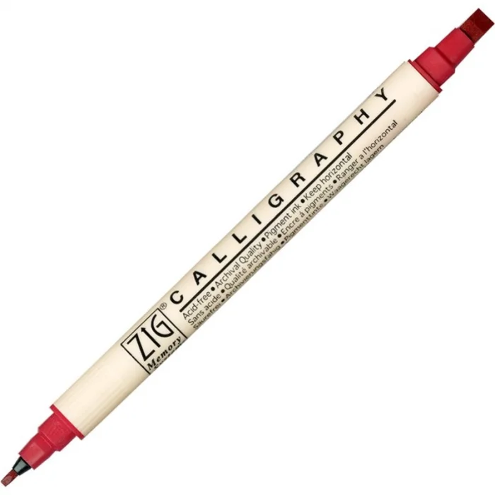 Zig Calligraphy Çift Uçlu Kaligrafi Kalemi 2 mm. + 5 mm. 024 Rose