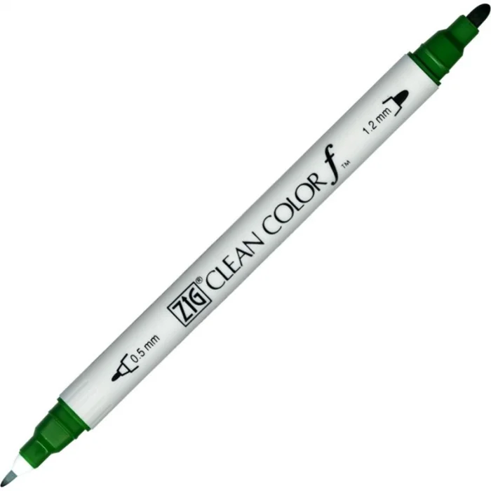 Zig Clean Color f Çift Uçlu Kalem 040 Green