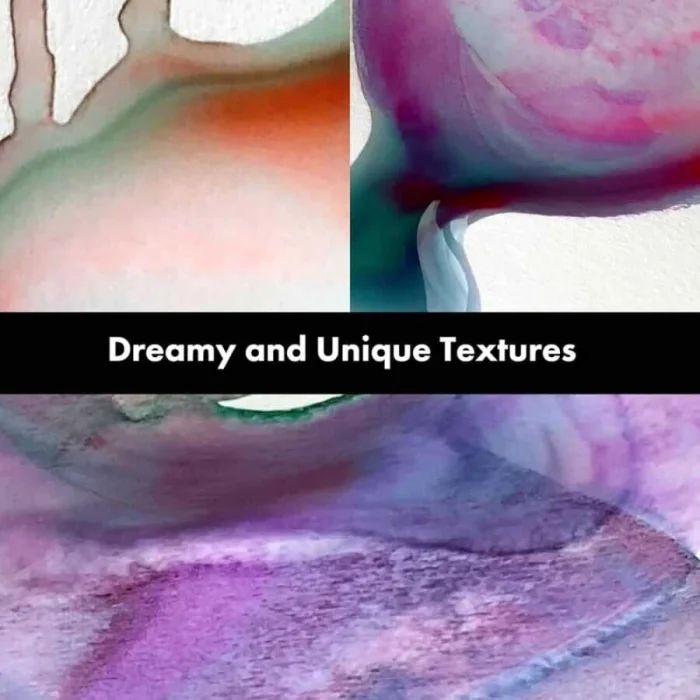 Zig Gansai Tambi Tablet Sulu Boya Seti Granulating Colors 5 Renk + 1 Boş Tablet
