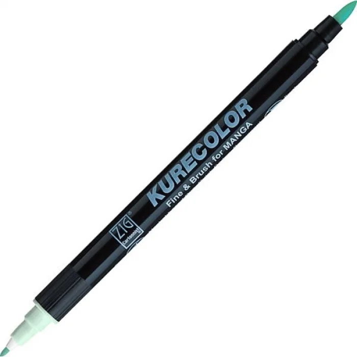 Zig Kurecolor Fine & Brush for MANGA Marker Çizim Kalemi 330 Pale Blue