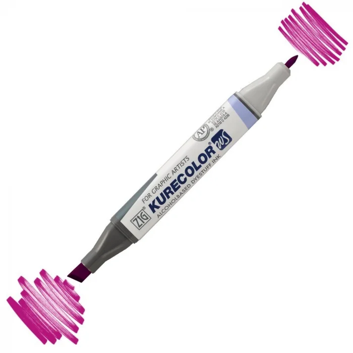 Zig Kurecolor Twin S Grafik Çizim Marker Kalemi 637 Purple