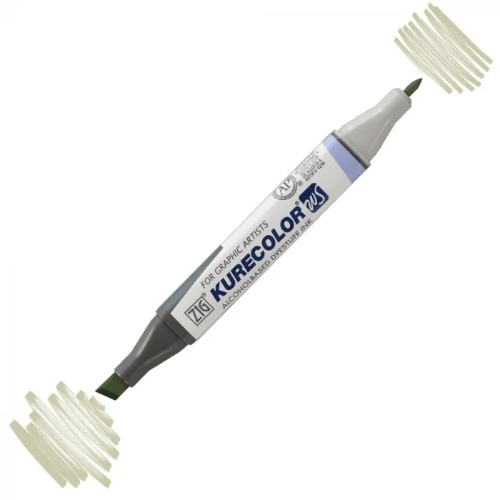 Zig Kurecolor Twin S Grafik Çizim Marker Kalemi 841 Pale Dawn Gray
