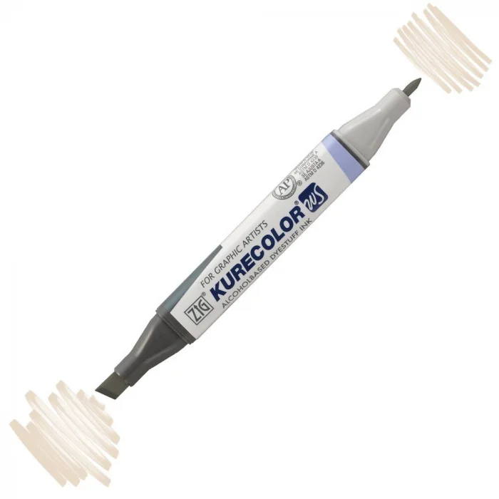 Zig Kurecolor Twin S Grafik Çizim Marker Kalemi W.03 Warm Gray 3