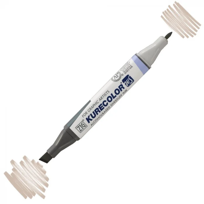 Zig Kurecolor Twin S Grafik Çizim Marker Kalemi W.05 Warm Gray 5