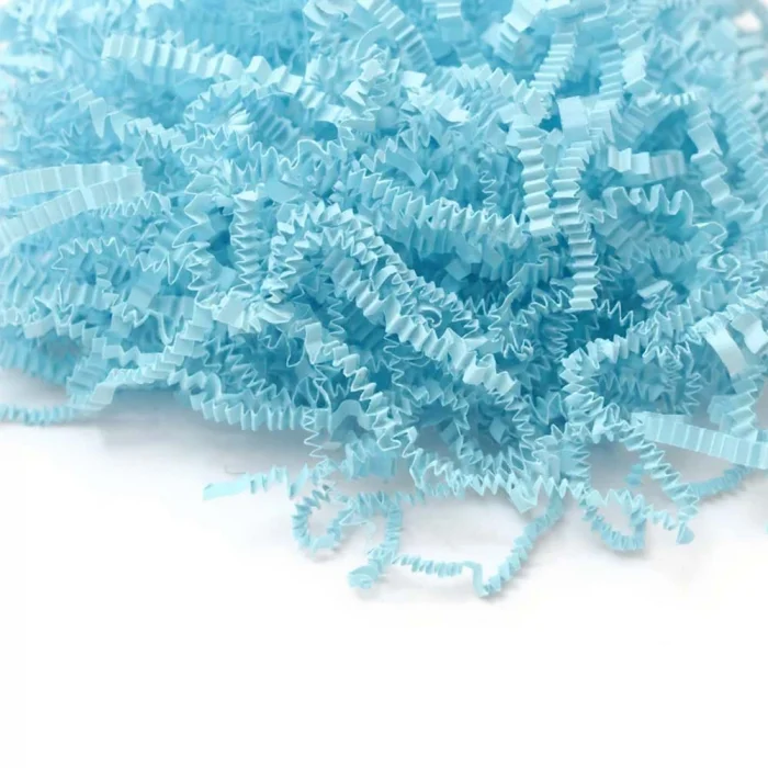Zigzag Kırpık Kağıt 250gr -Mavi-