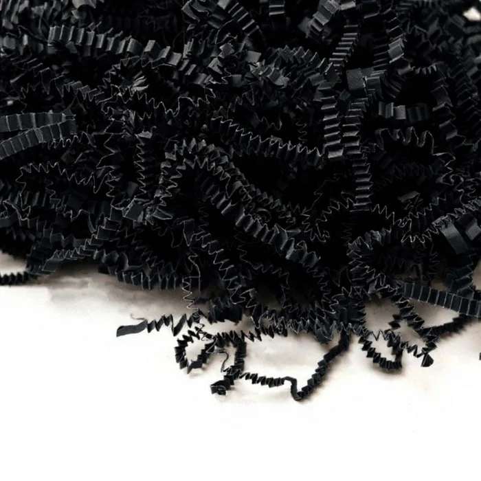 Zigzag Kırpık Kağıt 250gr -Siyah-