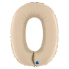 0 Rakam Grabo Satin Cream Folyo Balon 26