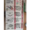 10 Adet Yapıştırma Dövme Büyük Boy 20x15 cm