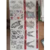 10 Adet Yapıştırma Dövme Büyük Boy 20x15 cm