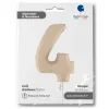 4 Rakam Grabo Satin Cream Folyo Balon 26