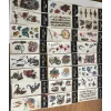 50 Adet Birden Sticker Yapıştırma Tattoo Dövme Seti Karışık Desen