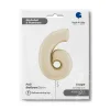 6 Rakam Grabo Satin Cream Folyo Balon 26