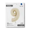 9 Rakam Grabo Satin Cream Folyo Balon 26