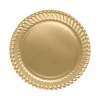 Altın Karton Tabak 23 cm