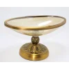 Antik Eskitme Gold Ayaklı Dekoratif Cam Gondol Sunumluk Alk4883