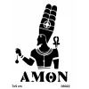 Antik Mısır Tanrı Amon-Ra Geçici Dövme Şablonu