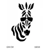 Artist Zebra Geçici Dövme Şablonu