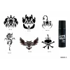 Aslan Ve Ejderha Geçici Sprey Dövme Seti Spray Tatto