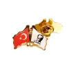 Atatürk-Bayrak  Çiftli Rozet