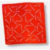 Ataturk İmzalı Kırmızı Bandana 55x55 cm