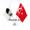 Atatürk Kalpaklı Masa Bayrağı