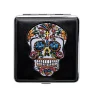 Atomic German Skull Kurukafa Patch Deri Kısa Sig. Tab akasısı Beyaz Haç 20li