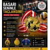 Avessa Mad-Vol-2 Voleybol Figürlü Madalya 6,5 Cm