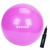 Avessa Pilates Topu 55 cm Pembe Pompalı