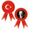 Ay Yıldızlı Dekoratif Kapı Çelengi - Milli Bayram Süslemesi