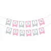 Baby Shower Pembe Harf Afiş