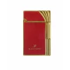 Black Martin Soft Flame Çakmak Bordo-Gold BM444 - Parmida