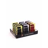 Black Martin Soft Flame Çakmak Bordo-Gold BM444 - Parmida