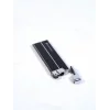 Black Martin Tek Torch Çakmak Siyah-Gümüş BM472 - Parmida
