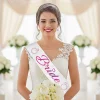 Bride Baskılı Varaklı Lüks Kuşak -Fuşya-