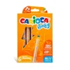 Carioca Baby Jumbo Ahşap Gövde 3 in 1 Boya Kalemi 6 Renk Kalemtraş Hediyeli 1+ Yaş