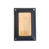 Caseti Siyah Ahşap Desenli Tek Torch CA-445B(1) - Parmida