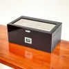 Cedar Alman Puro Kutusu Humidor Parlak Kiraz 80s