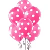 Çepeçevre Beyaz Puantiyeli Açık Pembe Balon 12
