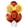 Champion Baskılı Sarı Kırmızı Pastel Balon 12
