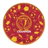 Champion Sarı Kırmızı Karton Tabak
