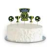 Champion Sarı Lacivert Cupcake Süsü