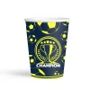 Champion Sarı Lacivert Karton Bardak