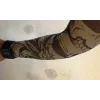 Çift Kol Giyilebilir Dövme İskeletli Desenler Tattoo Sleeve