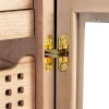 Cigarloong Camlı 4 Çekm.Puro Kutusu Humidor Ceviz 150s