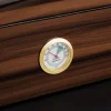 Cigarloong Camlı Puro Kutusu Humidor Ceviz 50s