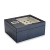 Cigarloong Camlı Puro Kutusu Humidor Karbon Desen 40s